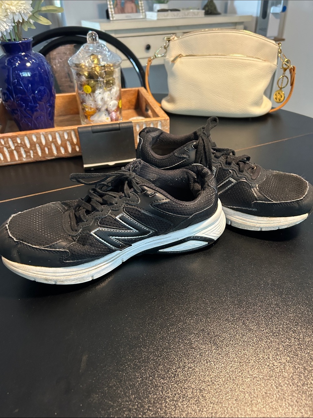 New Balance Women’s Black Athletic Running Sneakers - Lightweight Support